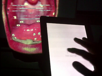 Image of interactive installation Caries Attack!